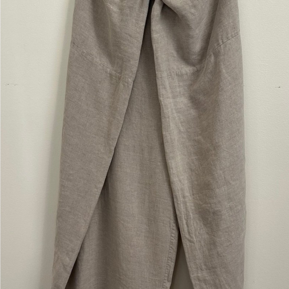 DKNY wide leg linen pants